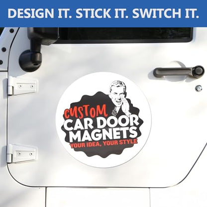 Custom Car Magnet Signs for Advertising and Promotion (2 Count)