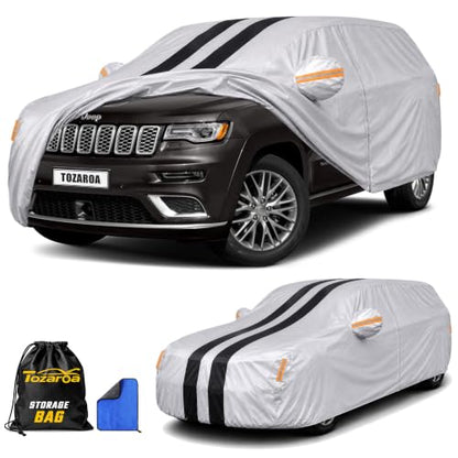 Multi Layer Car Cover Custom Fit for Jeep grand Cherokee long