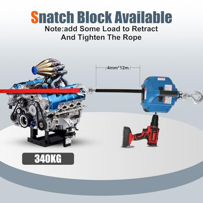 Portable Drill Winch of 1000 LB