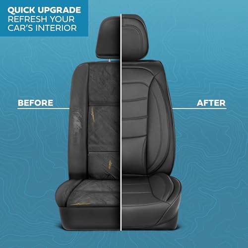 Elite Edition Faux Leather Seat Covers for Cars