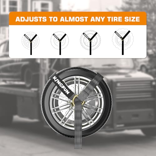 Car Tie Down Straps for Trailers (4 Count)