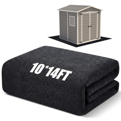 Shed Floor Mat 10 x 14 ft Outdoor Waterproof Nonslip Durable Storage Sheds Protector Rug for Carport Patio Garage Garden Spring Summer Outdoor