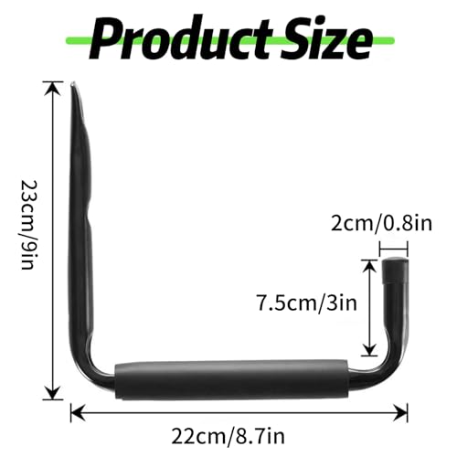 2Pack Garage Storage Ladder Hook