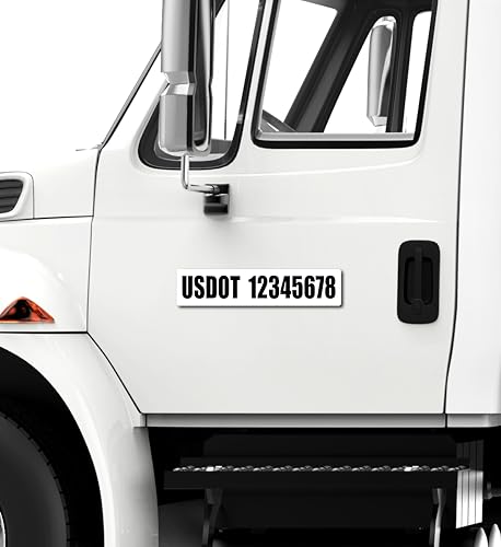 USDOT Number Magnets (2 Count)