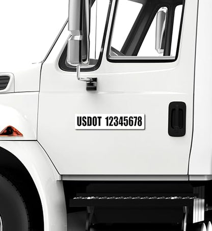 USDOT Number Magnets (2 Count)