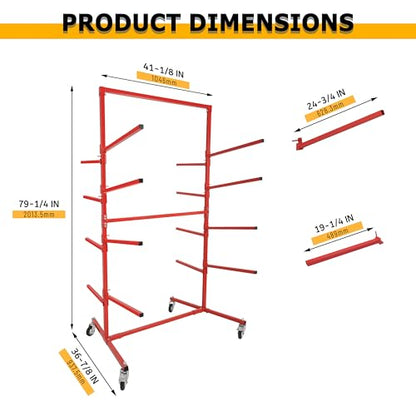 Mobile Bumper Storage Rack w