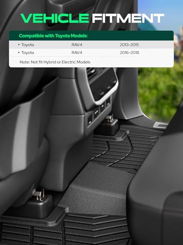 Automotive Floor Mats for Toyota RAV4 2013 (3 Count)