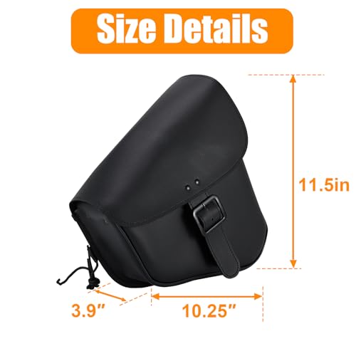Motorcycle Swing Arm Bag Solo Saddle Bags For Sportster Softail PVC Waterproof Motorcycle Luggage Bags for Motorcycle or Bike