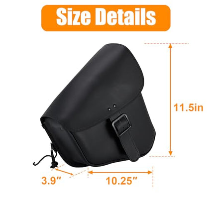 Motorcycle Swing Arm Bag Solo Saddle Bags For Sportster Softail PVC Waterproof Motorcycle Luggage Bags for Motorcycle or Bike
