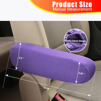 2PC Car Front Seat Armrest Covers