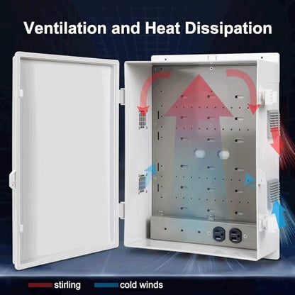 Outdoor Electrical Junction Box with High Power Outlet