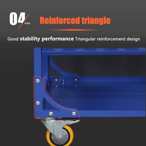 Blue Classic 50 Taper CNC Tool Holder Transfer Cart