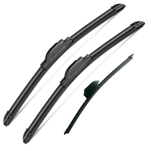 3 Wipers Set for Hyundai Veloster 2012 2013 2014 2015 2016 2017