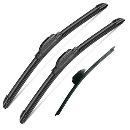 3 Wipers Set for Hyundai Veloster 2012 2013 2014 2015 2016 2017