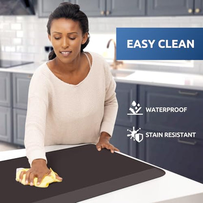 Kitchen Mat Cushioned Anti Fatigue Kitchen Rug Non Slip Standing Mat Comfort Floor Mats for Sink Office