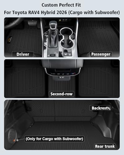Floor Mats for Toyota RAV4 Hybrid 2026