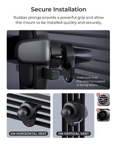 Easy One Touch Advanced Air Vent Car Phone Mount