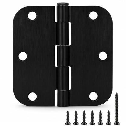 Rounded Door Hinges 3.5" X 3 1 (6 Count)