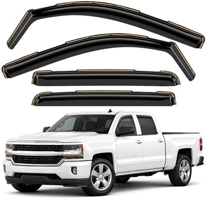 Window Deflectors Smoke Tinted In