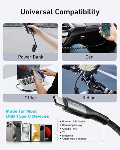 USB C Cable for Car 3FT (2 Count)
