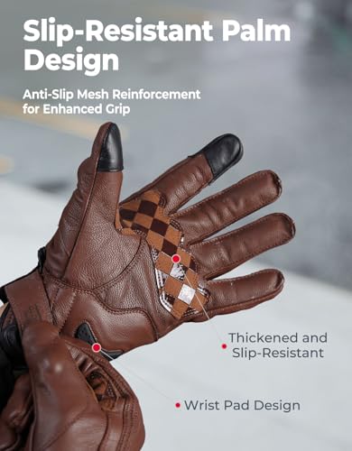 Motorcycle Leather Gloves
