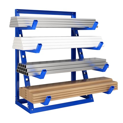 Steel Horizontal Storage Rack with 4