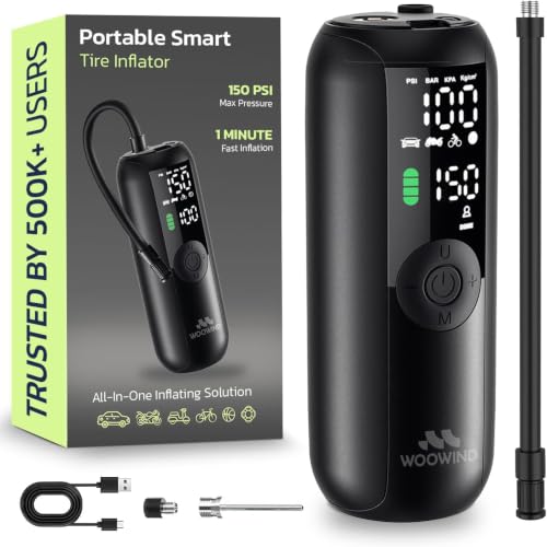 Bike Pump Portable Air Compressor for Cars & Bikes