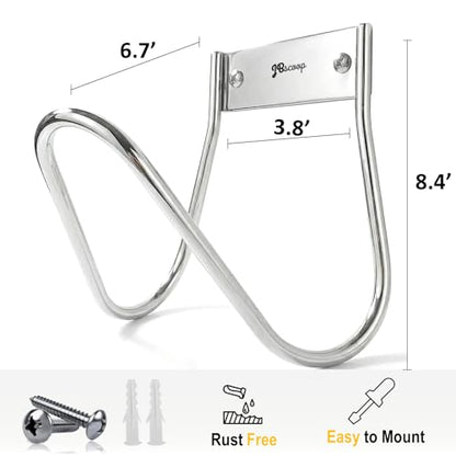 Garden Hose Holder Stainless Steel Small Wall Mount Garden Hose Hook