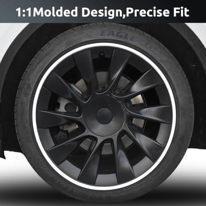 Wheel Rim Protector for Tesla Model Y 20 Inch Induction Wheels All (4 Count)