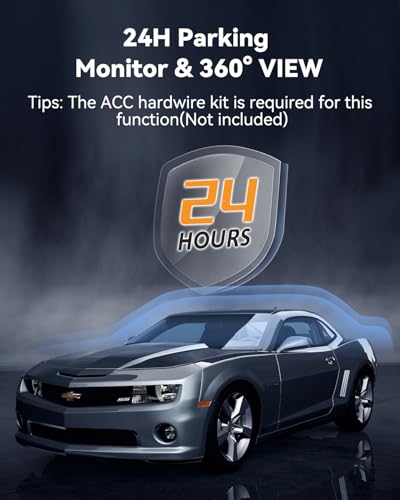 4 Channel Dash Cam 360° View
