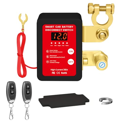 Remote Battery Disconnect Switch 12V (4 Count)