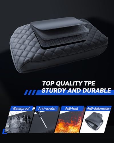 Armrest Cover for Kia Sorento 2026 2025 2024 2023 2022 2021 Accessories Center Console Middle Lid Pad Protector for Car Elbow Rest