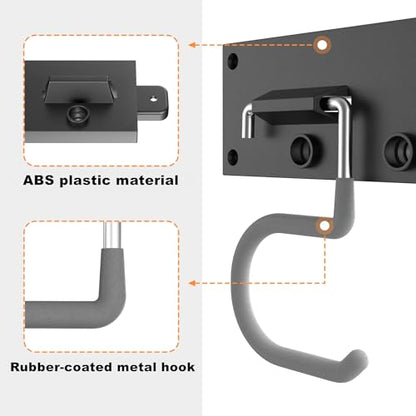 Plastic Wall Mounted Mop and Broom Holder