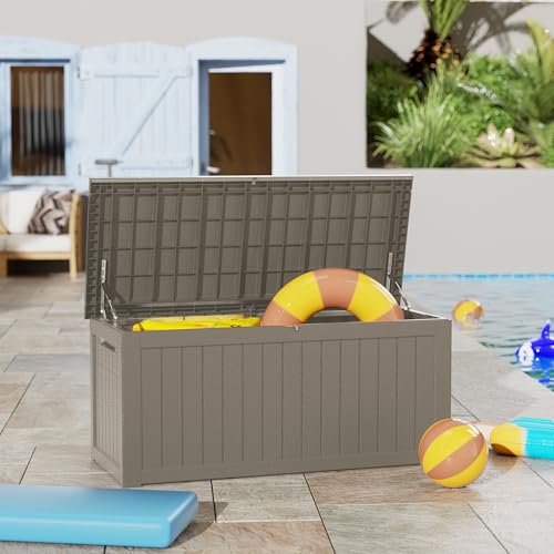 270 Gallon Lockable Resin Deck Box