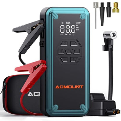 W160 5000A Jump Starter with Air Compressor 150PSI