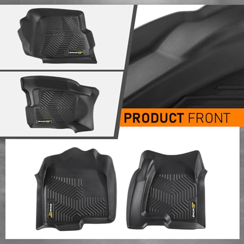 TPE Floor Mats Fit Chevy Silverado GMC Sierra 1500 1999 (3 Foot)