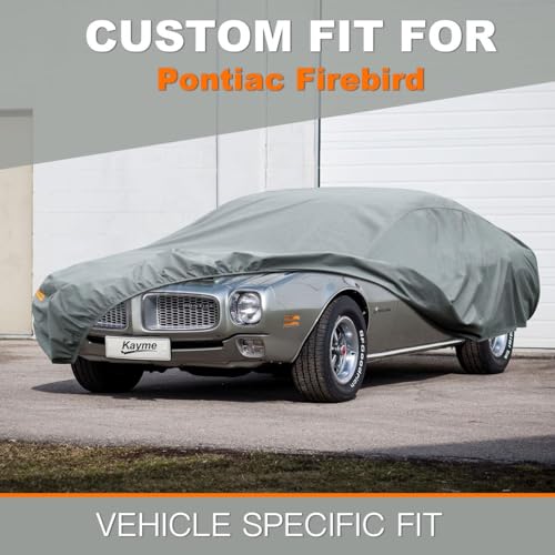 Waterproof Heavy Duty Car Cover Custom Fit Pontiac Firebird