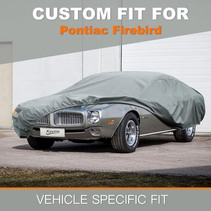 Waterproof Heavy Duty Car Cover Custom Fit Pontiac Firebird