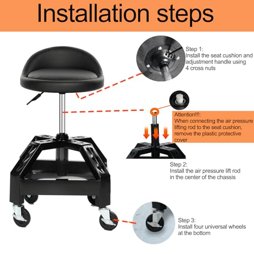 Garage Shop Rolling Seat