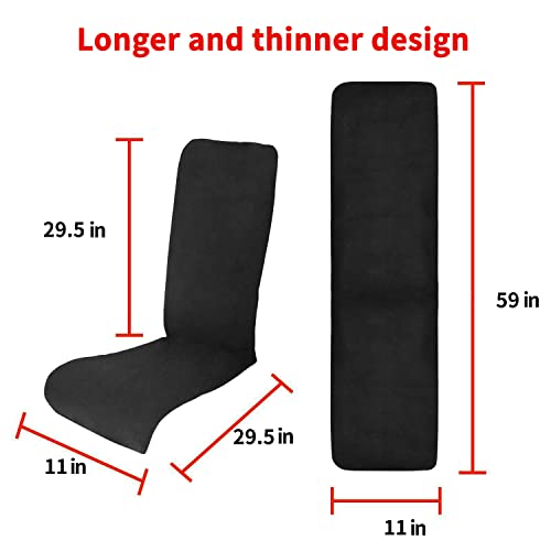 Foldable & Washable Fabric Heated Seat Cushion with Temperature Control & Timer