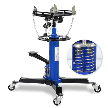 Dual Plunger Hydraulic Transmission Jack 1322lbs Capacity