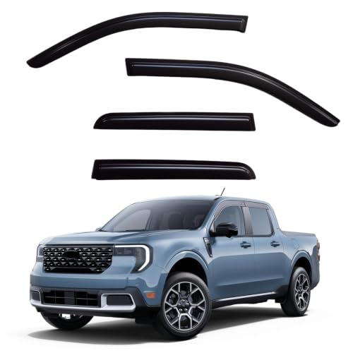 Window Visors Rain Guards Compatible with 2022 (4 Count)