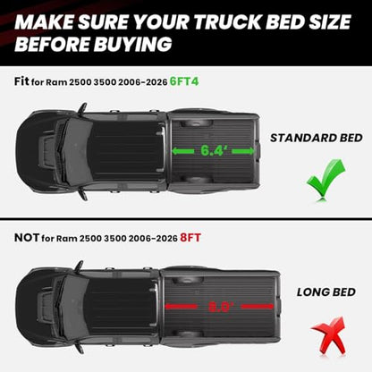 6.4FT Bed Mat for RAM 2500
