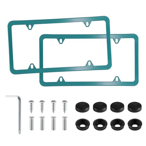 4 Holes Stainless Steel License Plate Frames