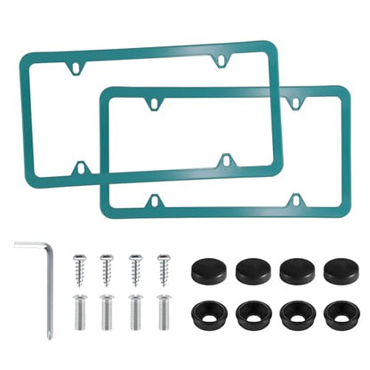 4 Holes Stainless Steel License Plate Frames
