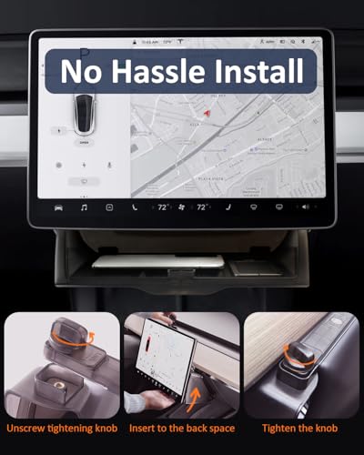 Hidden Under Screen Storage for Tesla Model Y Model 3 Accessories 2020