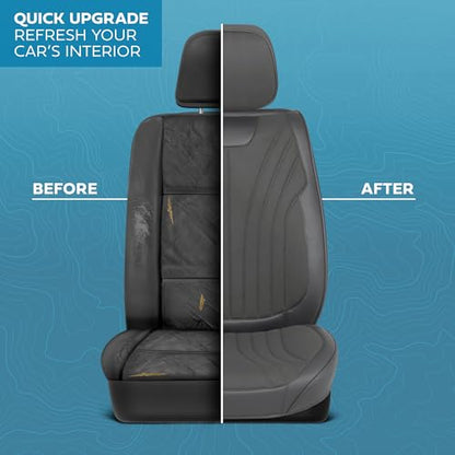 Curated Suede Leather Seat Covers for Cars & SUVs (2 Count)