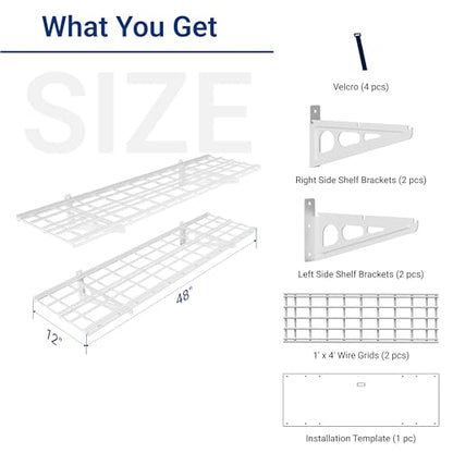 2 Pack 1x4ft 12 (2 Count)