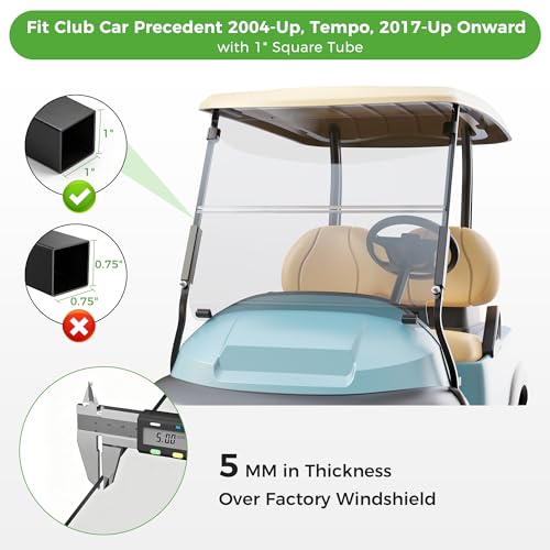 Golf Cart Windshield for Club Car Precedent