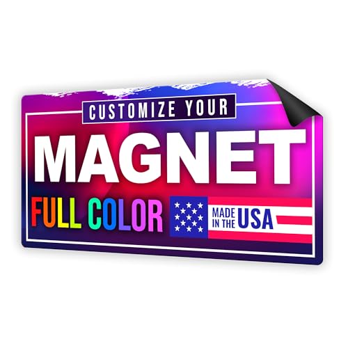 12"x24" Custom Magnet Signs in Full Color for Business and Advertising
